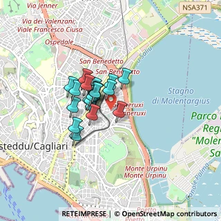 Mappa Via Oslo, 09129 Cagliari CA, Italia (0.591)