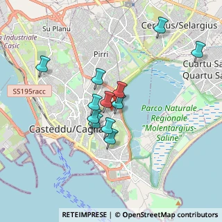 Mappa Via Oslo, 09129 Cagliari CA, Italia (1.61667)