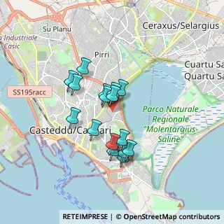 Mappa Via Oslo, 09129 Cagliari CA, Italia (1.48188)