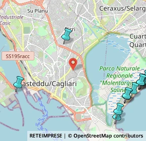 Mappa Via Genneruxi, 09129 Cagliari CA, Italia (3.69917)