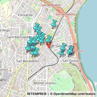 Mappa Via Genneruxi, 09129 Cagliari CA, Italia (0.403)