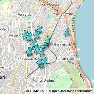 Mappa Via Genneruxi, 09129 Cagliari CA, Italia (0.4085)