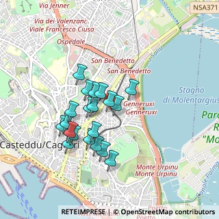 Mappa Via Genneruxi, 09129 Cagliari CA, Italia (0.812)