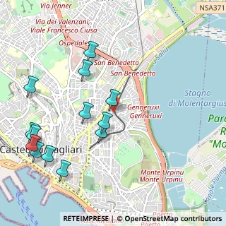 Mappa Via Genneruxi, 09129 Cagliari CA, Italia (1.33154)