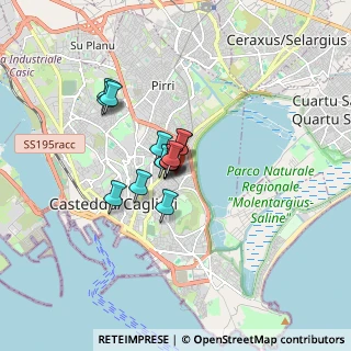 Mappa Piazza Lussemburgo, 09129 Cagliari CA, Italia (1.08714)