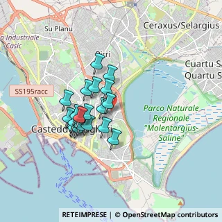 Mappa Piazza Lussemburgo, 09129 Cagliari CA, Italia (1.479)