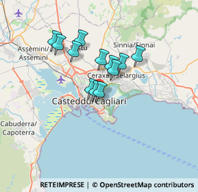 Mappa Piazza Lussemburgo, 09129 Cagliari CA, Italia (5.5175)