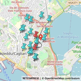 Mappa Piazza Lussemburgo, 09129 Cagliari CA, Italia (0.929)