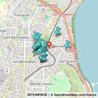 Mappa Via Dublino, 09129 Cagliari CA, Italia (0.333)