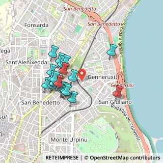 Mappa Via Dublino, 09129 Cagliari CA, Italia (0.416)