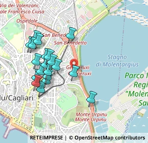 Mappa Via Sofia, 09129 Cagliari CA, Italia (1.018)