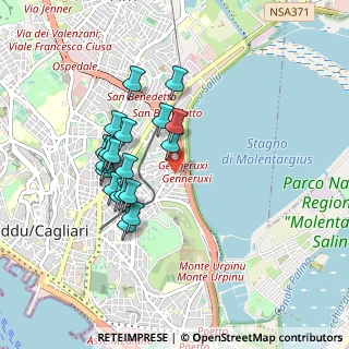 Mappa Via Sofia, 09129 Cagliari CA, Italia (0.8815)