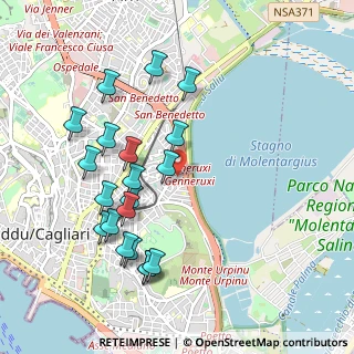 Mappa Via Sofia, 09129 Cagliari CA, Italia (1.1255)