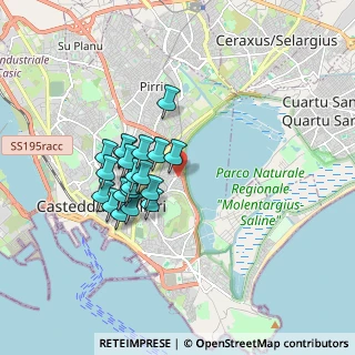Mappa Via Sofia, 09129 Cagliari CA, Italia (1.5565)