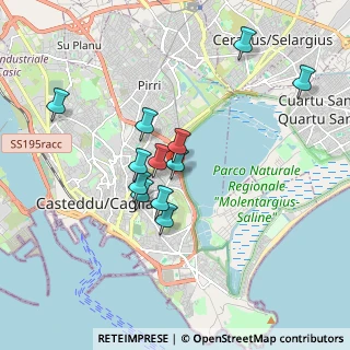 Mappa Via Sofia, 09129 Cagliari CA, Italia (1.69583)