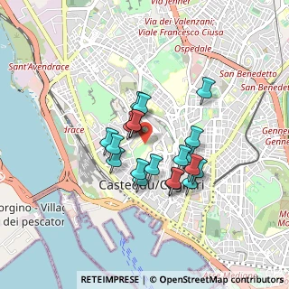 Mappa Unnamed Road, 09123 Cagliari CA, Italia (0.7095)