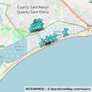 Mappa Viale Golfo di Quartu, 09045 Quartu Sant'Elena CA, Italia (0.78462)