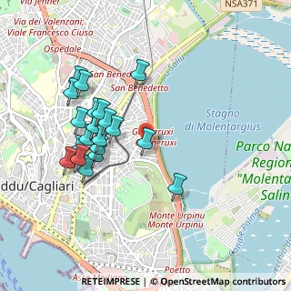 Mappa Via Lione, 09129 Cagliari CA, Italia (1.0095)