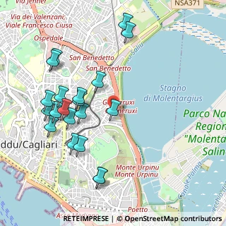 Mappa Via Lione, 09129 Cagliari CA, Italia (1.1985)