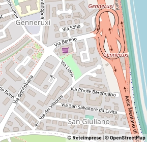 Mappa Via Lione, 09129 Cagliari CA, Italia (0.11304)