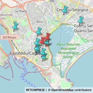 Mappa Via Lione, 09129 Cagliari CA, Italia (1.69167)