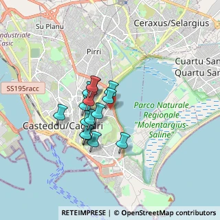 Mappa Via Lione, 09129 Cagliari CA, Italia (1.32467)