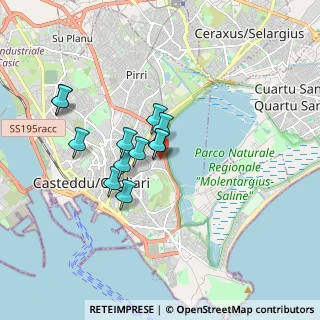 Mappa Via Lione, 09129 Cagliari CA, Italia (1.4975)