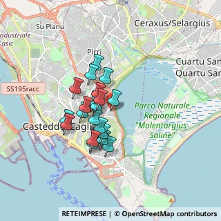 Mappa Via Lione, 09129 Cagliari CA, Italia (1.389)