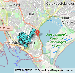 Mappa Via Lione, 09129 Cagliari CA, Italia (1.8865)