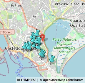 Mappa Via Lione, 09129 Cagliari CA, Italia (1.45923)