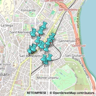 Mappa Via Pierluigi da Palestrina, 09129 Cagliari CA, Italia (0.339)