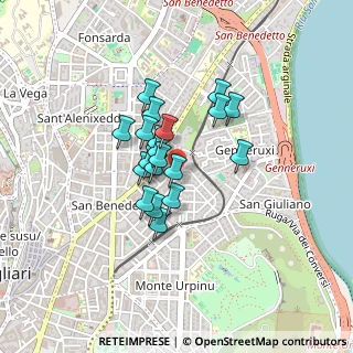 Mappa Via Pierluigi da Palestrina, 09129 Cagliari CA, Italia (0.3155)