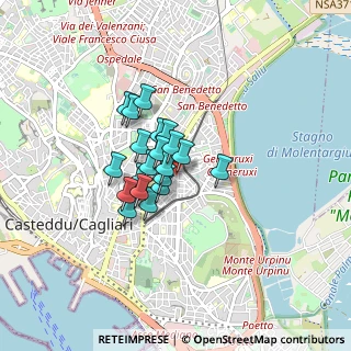 Mappa Via Pierluigi da Palestrina, 09129 Cagliari CA, Italia (0.5785)