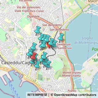 Mappa Via Pierluigi da Palestrina, 09129 Cagliari CA, Italia (0.731)