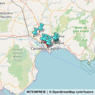 Mappa Via Pierluigi da Palestrina, 09129 Cagliari CA, Italia (17.71917)