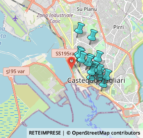 Mappa SS 195 Racc, 09123 Cagliari CA (1.365)