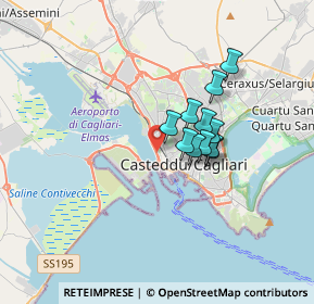 Mappa SS 195 Racc, 09123 Cagliari CA (2.52727)