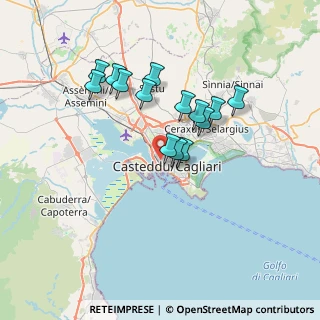 Mappa Via Nazario Sauro, 09123 Cagliari CA, Italia (6.54571)