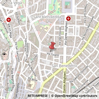 Mappa Via Tiziano, 43, 09121 Cagliari, Cagliari (Sardegna)