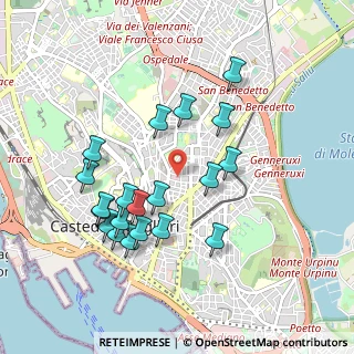Mappa Via Francesco Cocco Ortu, 09128 Cagliari CA, Italia (1.014)