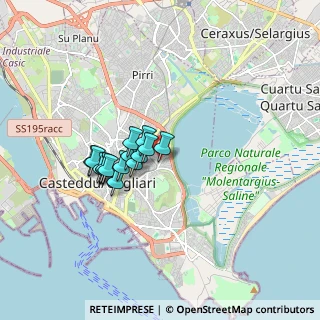 Mappa Via Nizza, 09129 Cagliari CA, Italia (1.35533)