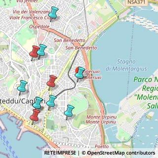 Mappa Via Nizza, 09129 Cagliari CA, Italia (1.42)