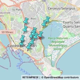 Mappa Via Siviglia, 09129 Cagliari CA, Italia (1.53077)
