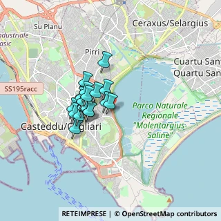 Mappa Via Siviglia, 09129 Cagliari CA, Italia (1.24)