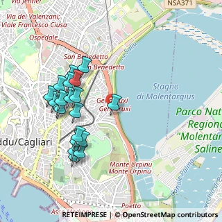 Mappa Via Siviglia, 09129 Cagliari CA, Italia (1.0805)
