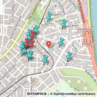 Mappa Via Bonn, 09129 Cagliari CA, Italia (0.27)
