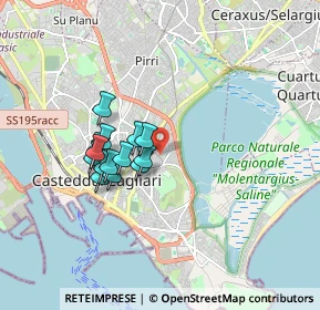 Mappa Via Bonn, 09129 Cagliari CA, Italia (1.48071)