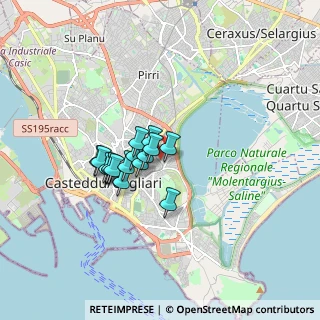 Mappa Via Bonn, 09129 Cagliari CA, Italia (1.24875)