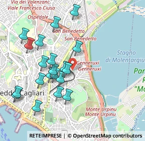 Mappa Via Bonn, 09129 Cagliari CA, Italia (1.0755)