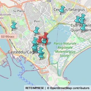 Mappa Asse Mediano di Scorrimento, 09129 Cagliari CA, Italia (2.25467)